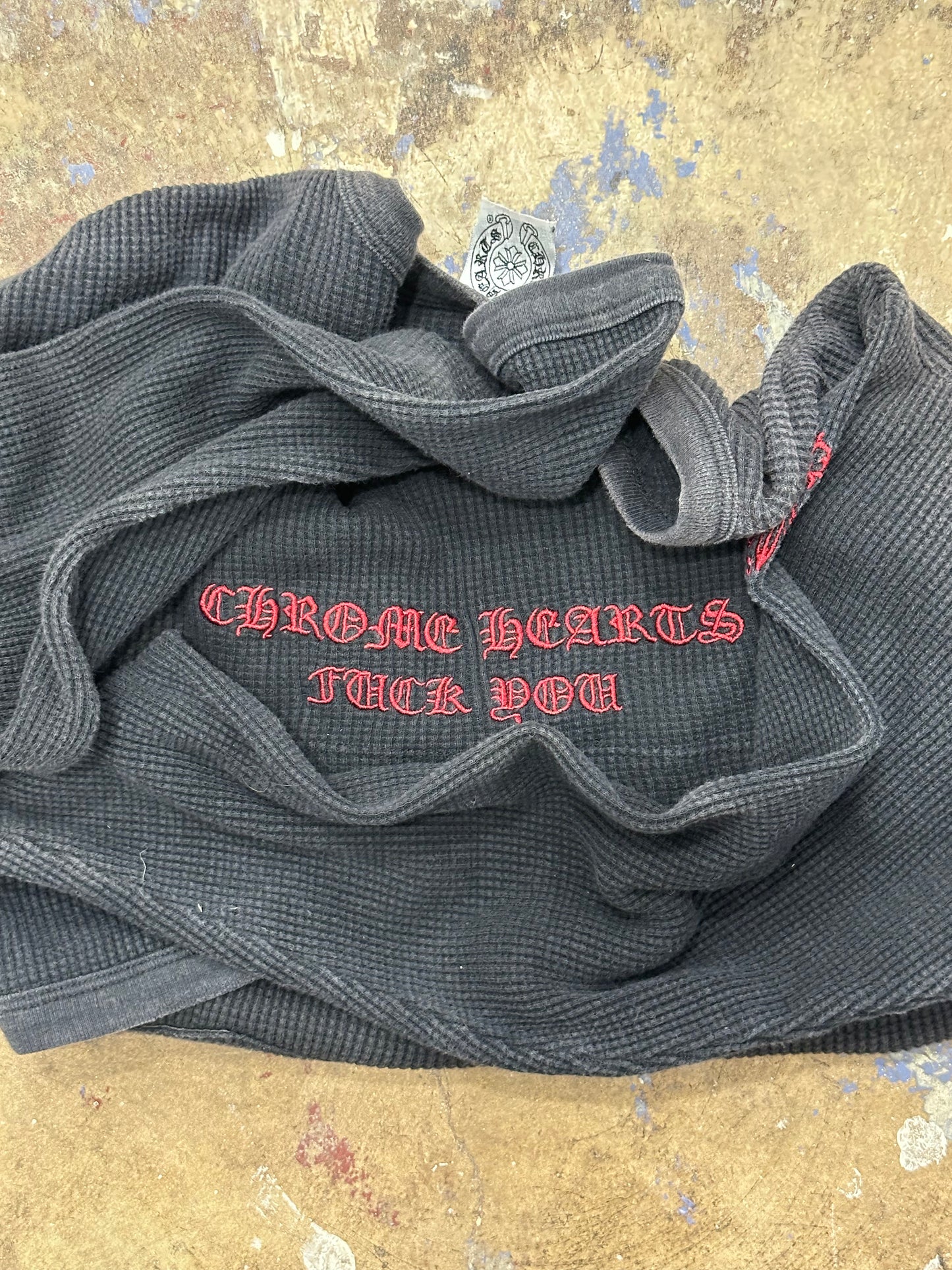 Vintage Chrome Hearts Fuck You Thermal