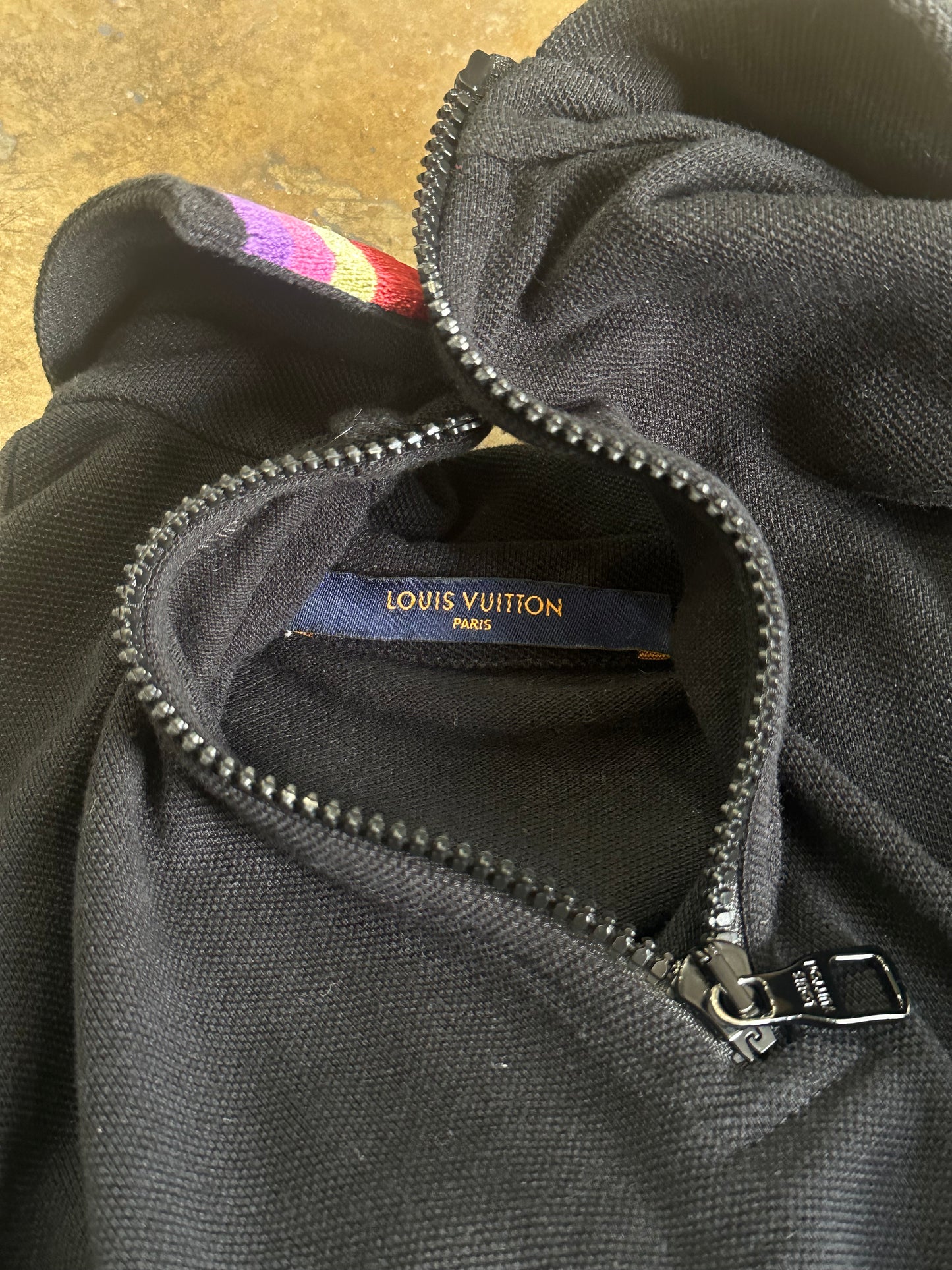 Louis Vuitton SS19 Plain Rainbow Polo Halfzip