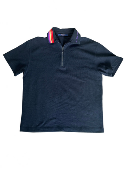 Louis Vuitton SS19 Plain Rainbow Polo Halfzip