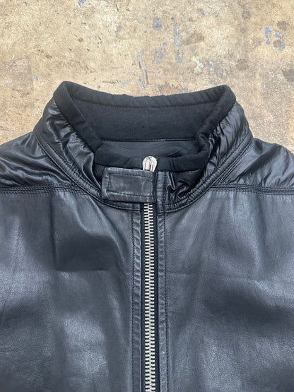 Rick Owens Leather Hybrid Jacket