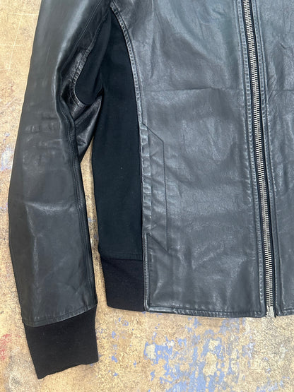 Rick Owens Leather Hybrid Jacket