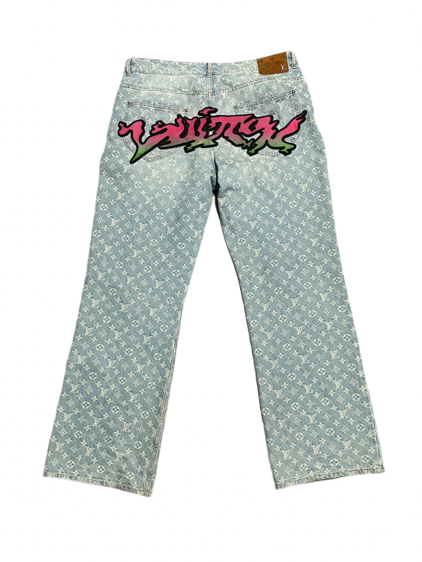 Louis Vuitton SS22 Graffiti Monogram Denim