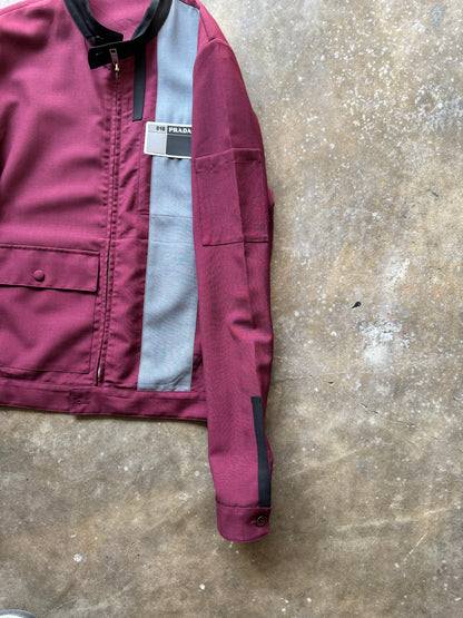 Prada SS18 Wool Maroon Jacket