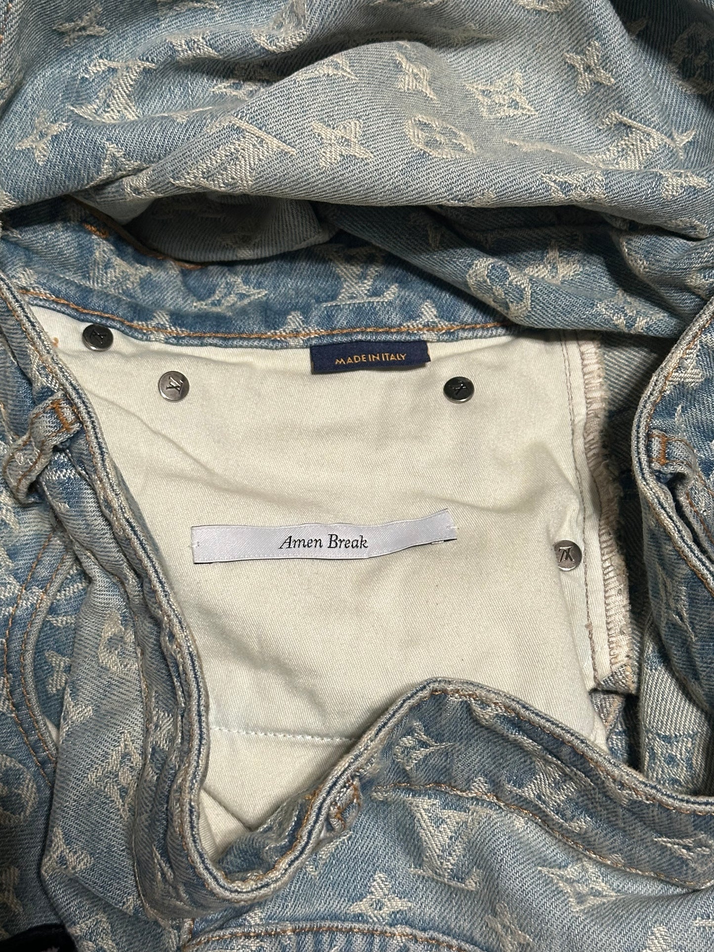 Louis Vuitton SS22 Graffiti Monogram Denim