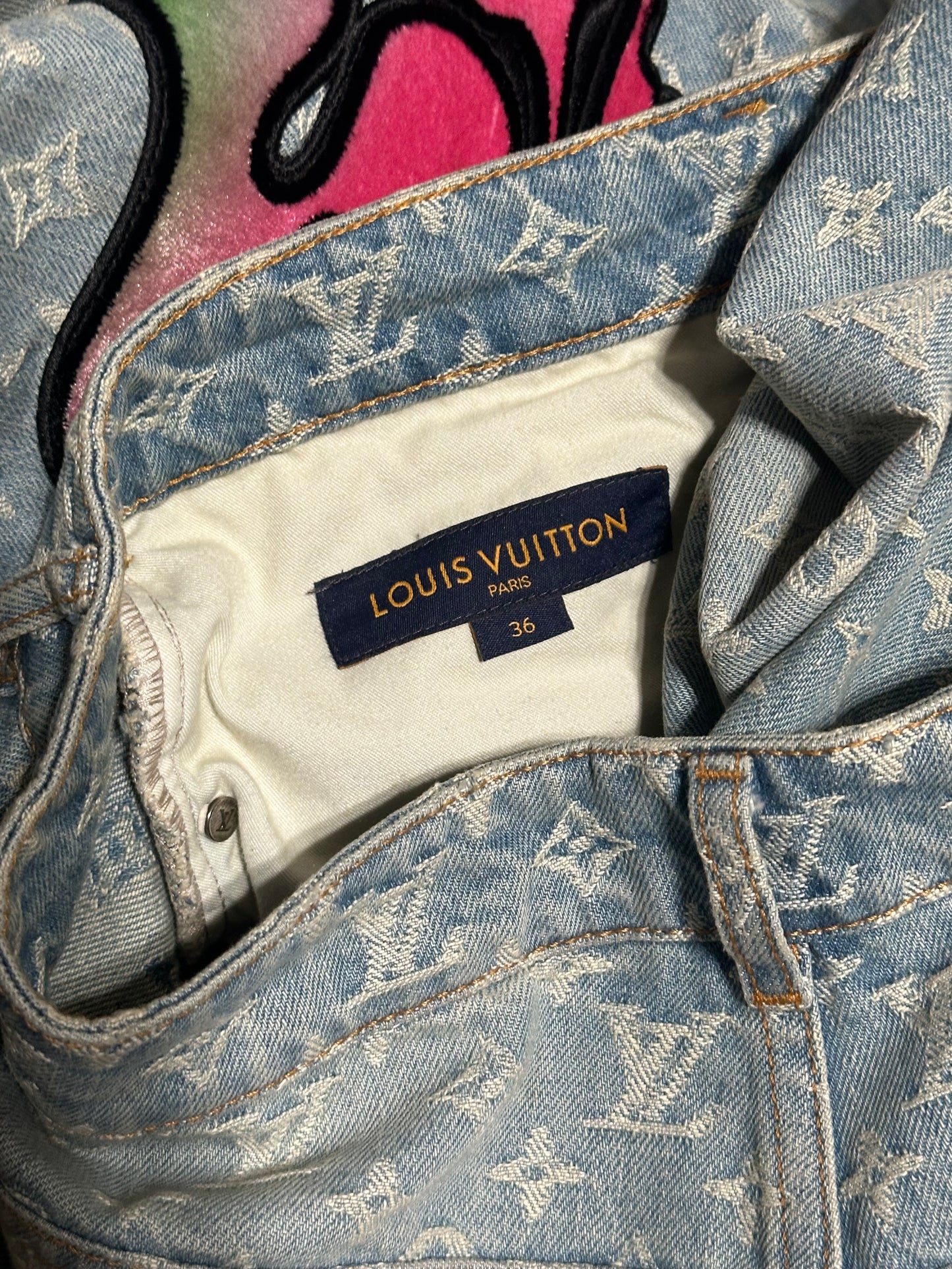 Louis Vuitton SS22 Graffiti Monogram Denim